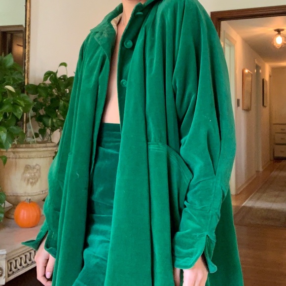 1950s green swing coat - Picture 4 of 6